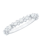 Nature Inspired Diamond Wedding Ring Natural - ( HI-SI ) - Rosec Jewels