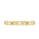 Nature Inspired Diamond Wedding Ring Natural - ( HI-SI ) - Rosec Jewels