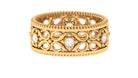 Rosec Jewels-Vintage Inspired Real Diamond Wedding Band Ring