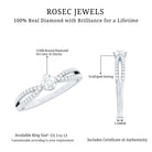 Rosec Jewels-Diamond Solitaire Engagement Ring With Split Shank