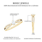 Rosec Jewels-Diamond Solitaire Engagement Ring With Split Shank