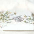 Certified Moissanite Bezel Set Engagement Ring D-VS1 - Rosec Jewels