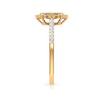 Rosec Jewels-3/4 CT Diamond Solitaire Illusion Art Deco Ring