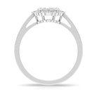 Rosec Jewels-Vintage Inspired Diamond Halo Engagement Ring In Illusion Setting