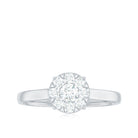 Rosec Jewels-Natural Diamond Promise Ring in Illusion Set