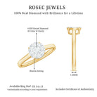 Rosec Jewels-Natural Diamond Promise Ring in Illusion Set