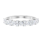 Certified Real Diamond Half Eternity Ring Natural - ( HI-SI ) - Rosec Jewels
