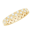 Rosec Jewels-Diamond Band Ring in Surface Prong Set