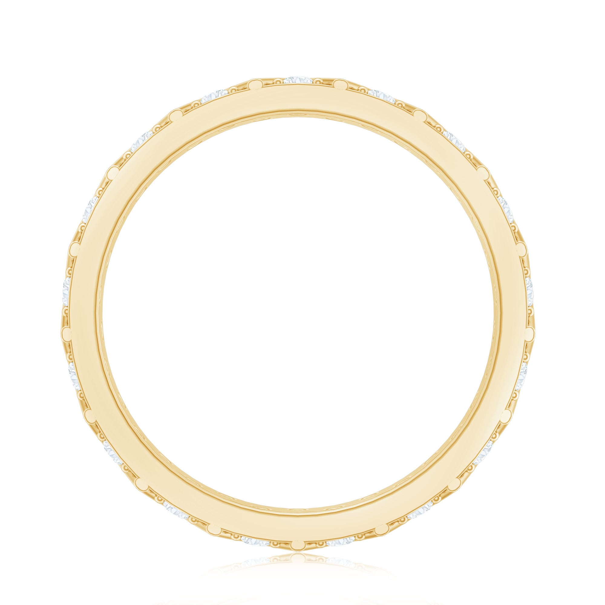 Rosec Jewels-Diamond Band Ring in Surface Prong Set