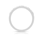 3/4 CT Vintage Inspired Diamond Wedding Band with Cutwork Details Natural - ( HI-SI ) - Rosec Jewels
