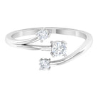 Rosec Jewels-Natural Diamond 3 Stone Proposal Ring for Valentines
