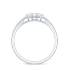 Certified Real Diamond Cluster Ring with Halo Natural - ( HI-SI ) - Rosec Jewels