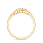 Certified Real Diamond Cluster Ring with Halo Natural - ( HI-SI ) - Rosec Jewels