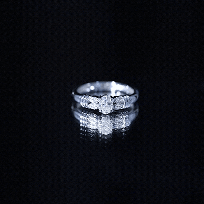 Rosec Jewels-Natural Oval Cut Diamond Solitaire Engagement Ring