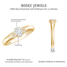 Rosec Jewels-Natural Oval Cut Diamond Solitaire Engagement Ring