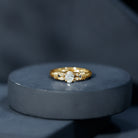 Rosec Jewels-Natural Oval Cut Diamond Solitaire Engagement Ring