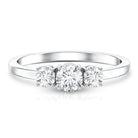 Rosec Jewels-Natural Diamond 3 Stone Engagement Ring with Certificate