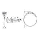 Rosec Jewels-Nature Inspired Diamond Engagement Ring for Women