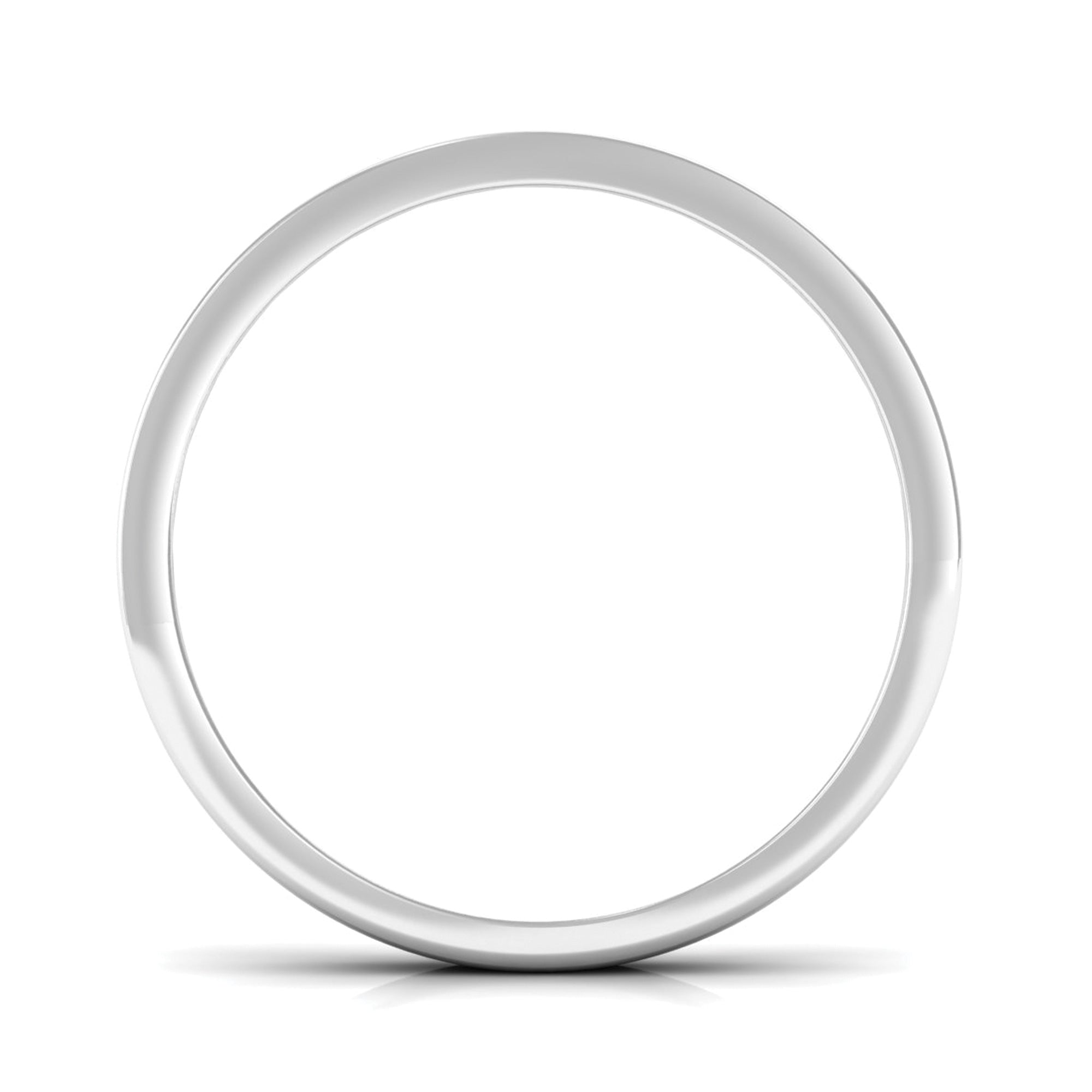 Certified Natural Diamond Wedding Band Ring for Women Natural - ( HI-SI ) - Rosec Jewels