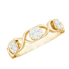 Rosec Jewels-Natural Diamond Infinity Band Ring with Certificate