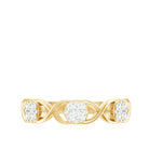 Rosec Jewels-Natural Diamond Infinity Band Ring with Certificate