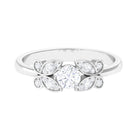 Rosec Jewels-Round Cut Diamond Nature Engagement Ring