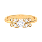 Rosec Jewels-Round Cut Diamond Nature Engagement Ring