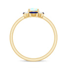 Natural Ethiopian Opal and Sapphire Designer Ring AAA - Rosec Jewels