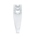 Rosec Jewels-Natural Baguette Diamond Half Eternity Band With Certificate
