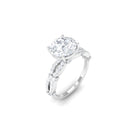 3 CT Solitaire Cubic Zirconia Criss Cross Engagement Ring AAAA - Rosec Jewels