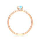 Certified Real Ethiopian Opal October Birthstone Ring AAA - Rosec Jewels