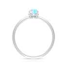 Certified Real Ethiopian Opal October Birthstone Ring AAA - Rosec Jewels