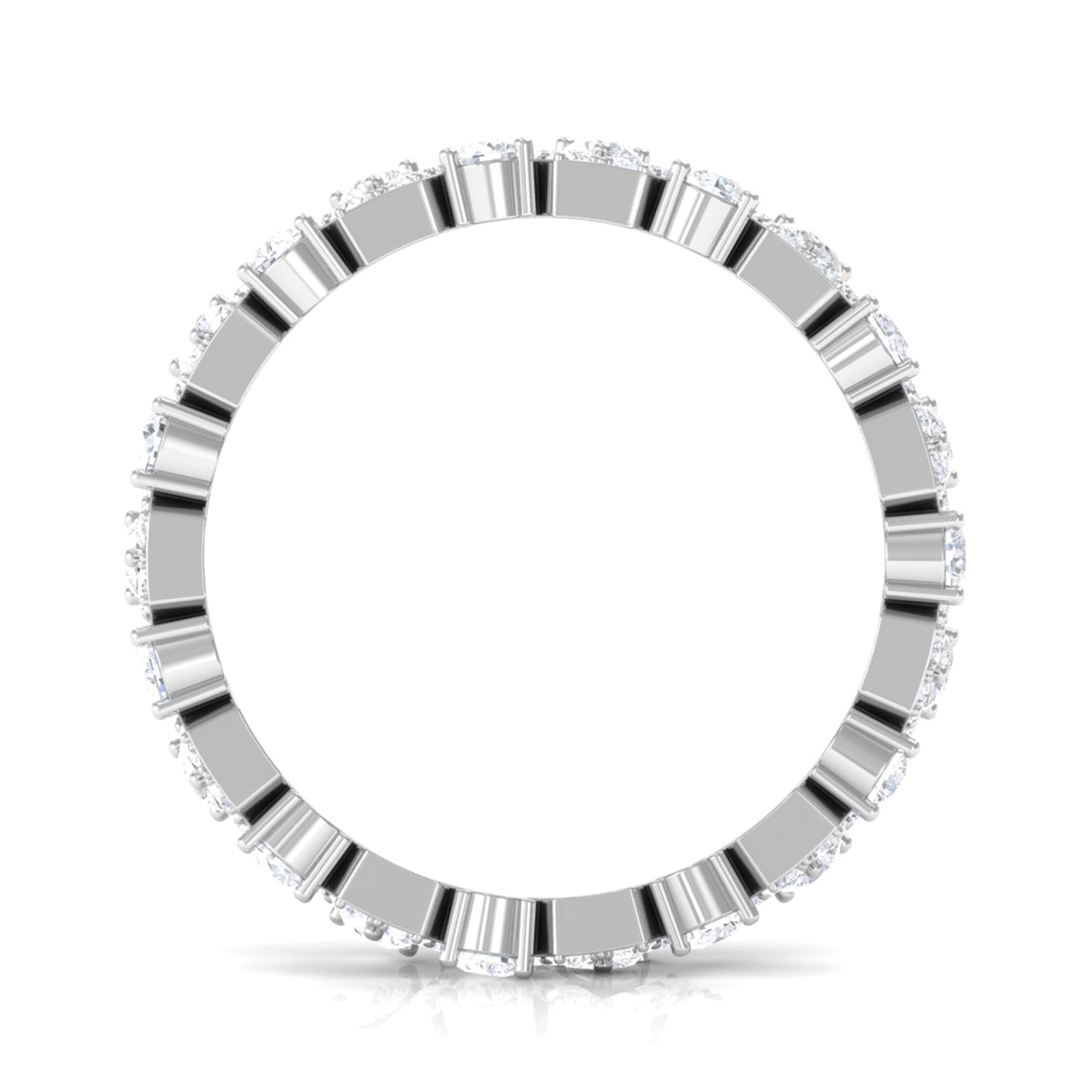 Rosec Jewels-Zircon Wedding Anniversary Eternity Ring