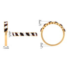 Certified Marquise Garnet Half Eternity Band with Diamond AAA - Rosec Jewels