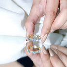 Rosec Jewels-Real Aquamarine and Diamond Full Eternity Ring