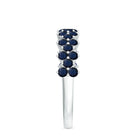Rosec Jewels-Natural Blue Sapphire Half Eternity Anniversary Ring