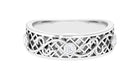 Bezel Set Round Diamond Filigree Ring Natural - ( HI-SI ) - Rosec Jewels