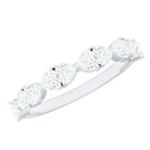 Rosec Jewels-Heart Shaped Moissanite Wedding Band for Women