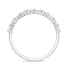 Rosec Jewels-Heart Shaped Moissanite Wedding Band for Women