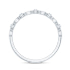 Rosec Jewels-Designer Diamond Half Eternity Ring for Valentines