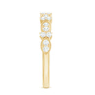 Rosec Jewels-Designer Diamond Half Eternity Ring for Valentines