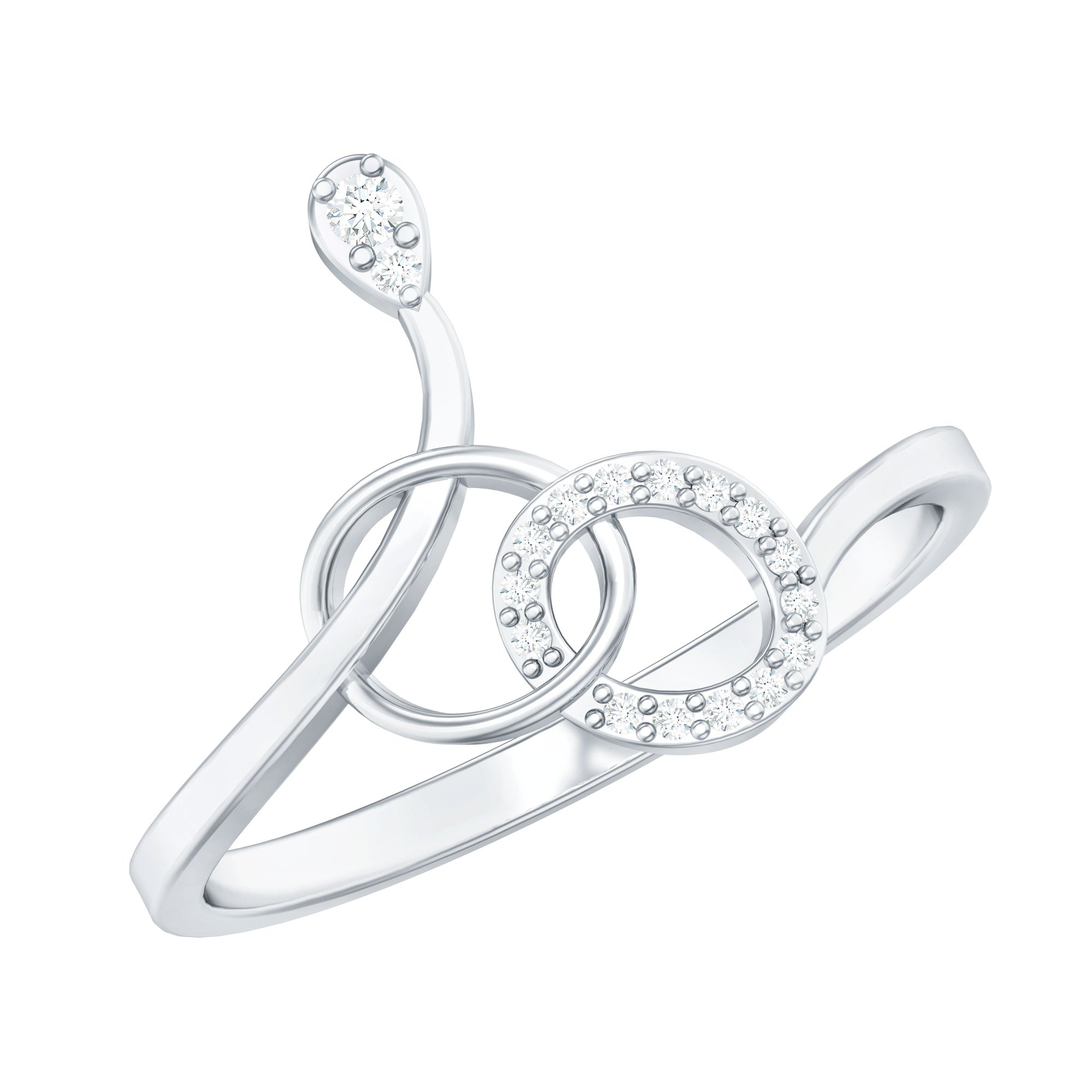 Rosec Jewels-Natural Diamond Minimalist Promise Ring for Her