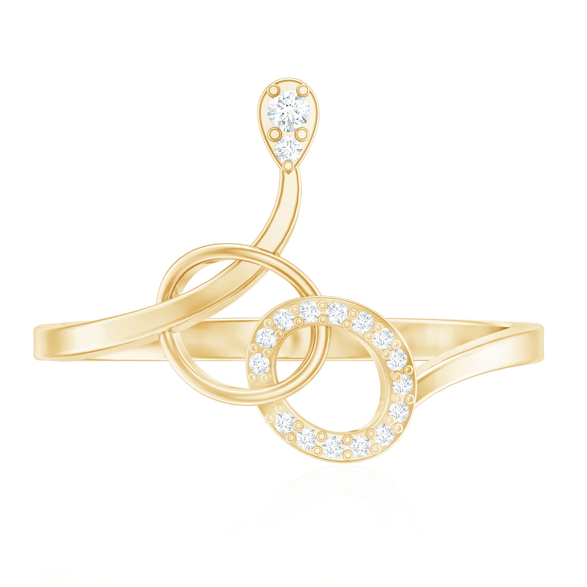 Rosec Jewels-Natural Diamond Minimalist Promise Ring for Her