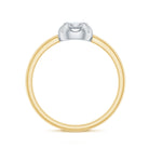 Rosec Jewels-Round Shape Diamond Ring in Illusion Setting