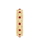 Rosec Jewels-Natural Ruby Celtic Knot Wedding Band for Women