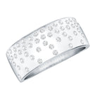 Lab Grown Diamond Wide Wedding Band With Certificate Lab - ( EF-VS ) - Rosec Jewels