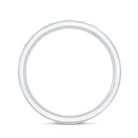 Lab Grown Diamond Wide Wedding Band With Certificate Lab - ( EF-VS ) - Rosec Jewels