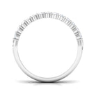 Certified Real Diamond Wedding Band Ring for Women Natural - ( HI-SI ) - Rosec Jewels