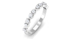 Rosec Jewels-Natural Diamond Half Eternity Infinity Ring for Valentines