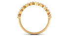 Rosec Jewels-Natural Diamond Half Eternity Infinity Ring for Valentines